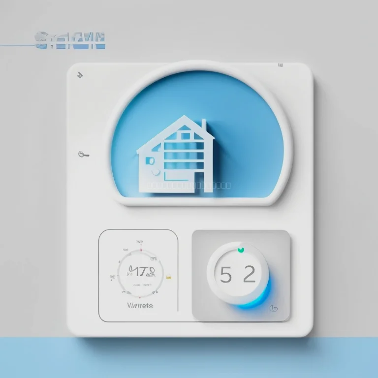 Installation eines intelligenten Thermostats in einem Wohnraum
